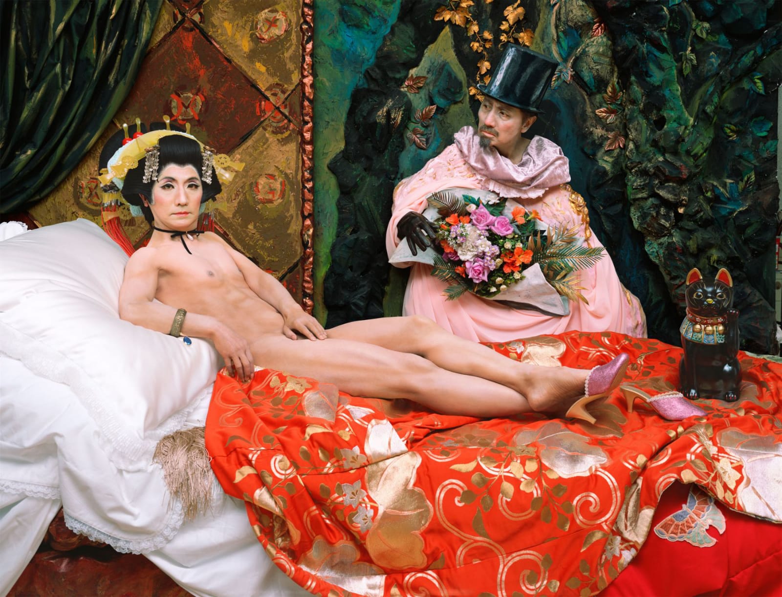 Una Olimpia moderna. Yasumasa Morimura. 2018.