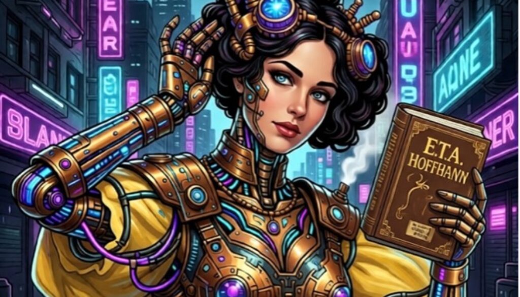 Variación con starryai de la portada del audiolibro Gruselkabinet – Folge 42 por Titania Medien
