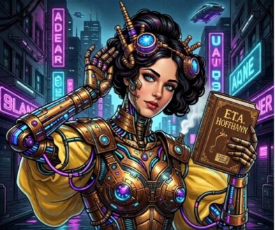 Variación con starryai de la portada del audiolibro Gruselkabinet – Folge 42 por Titania Medien